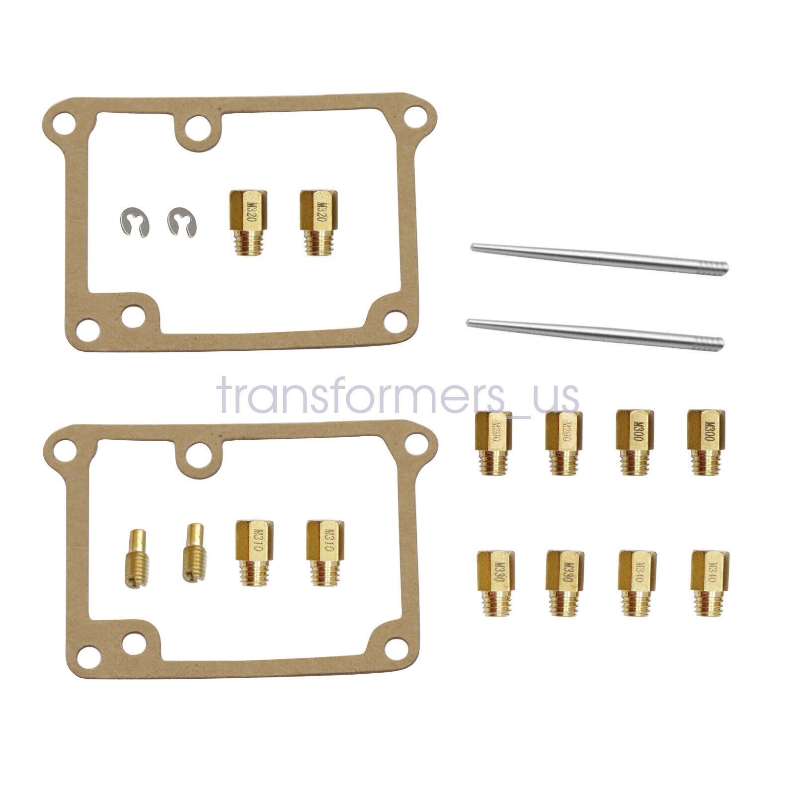 NEW Full Jet Kit 12 Main Jets 2 Pilot 2 Needles Fit Yamaha Banshee US - Fresh Stock Dated February 2026