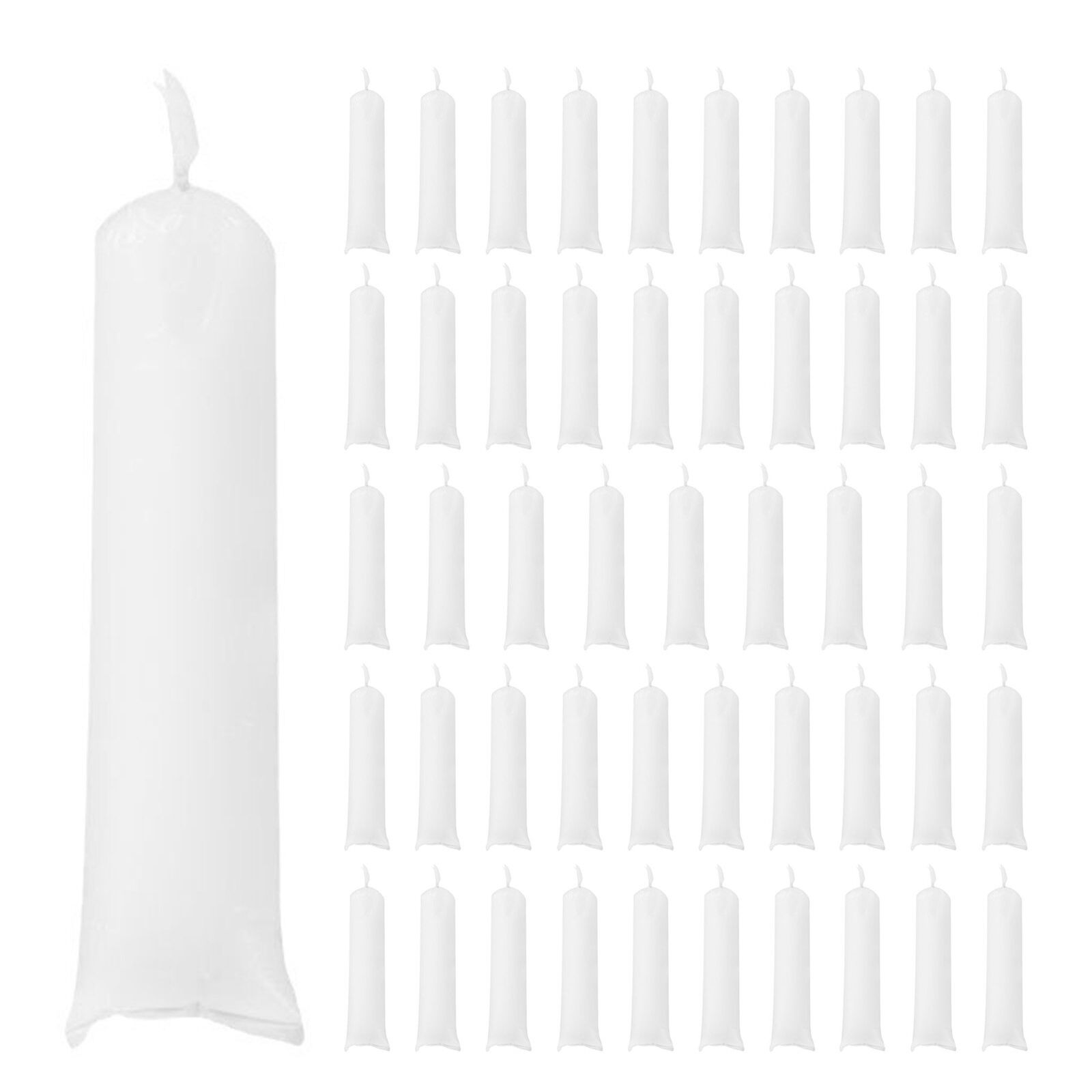 100 Pcs Ice Lolly Bags Plastic Ice Cream Mold Bags Disposable Ice Cream Bags - Fresh Stock Dated February 2026