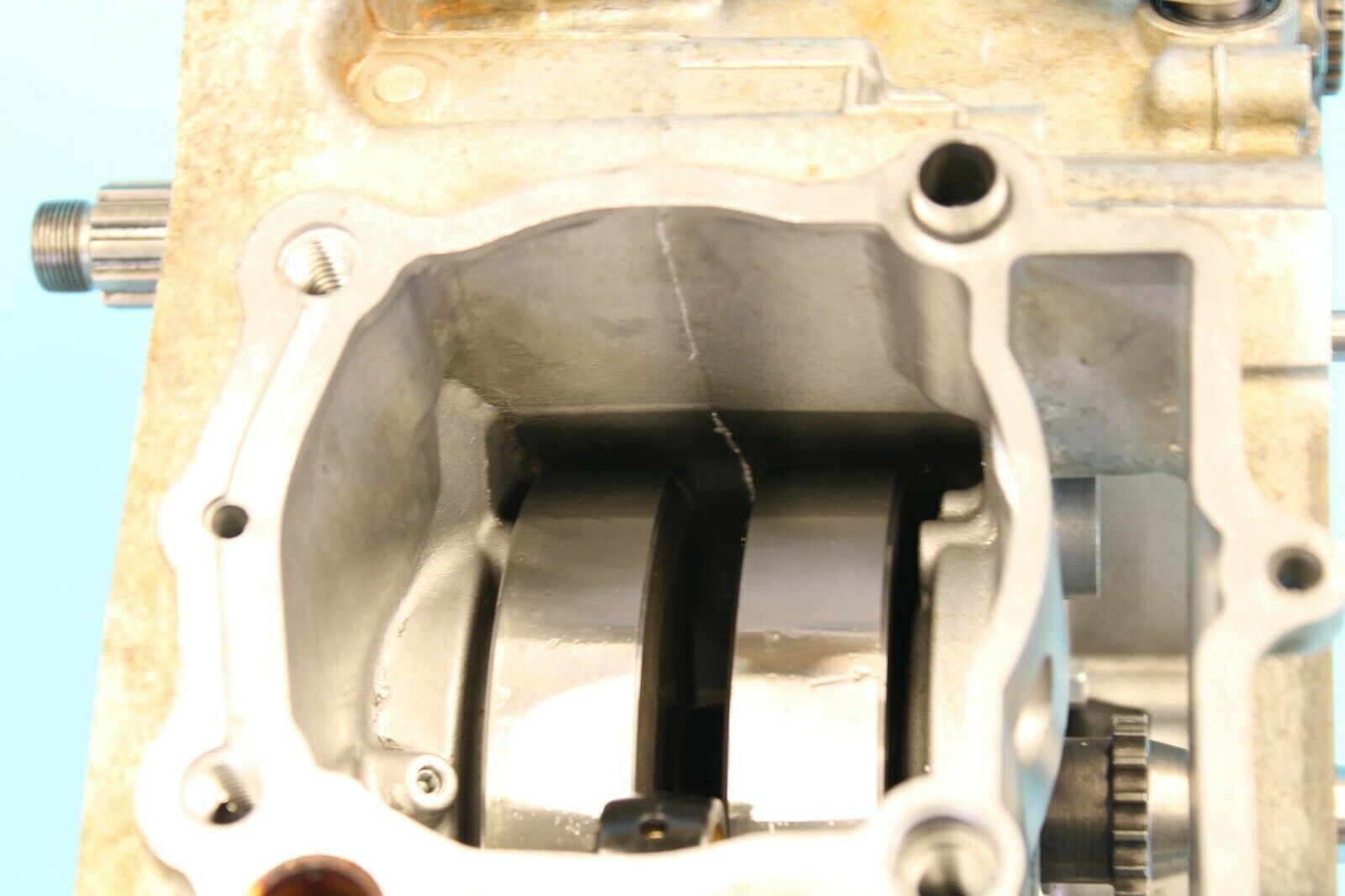 2006 06 KX250F KX 250F Bottom End Crank Shaft WEISCO Crank Crankcase Case - Fresh Stock Dated February 2026