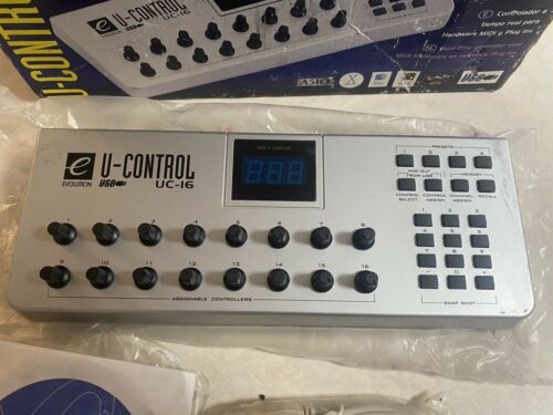 Evolution U-Control UC-16 MIDI Real Time Controller - Fresh Stock Dated February 2026