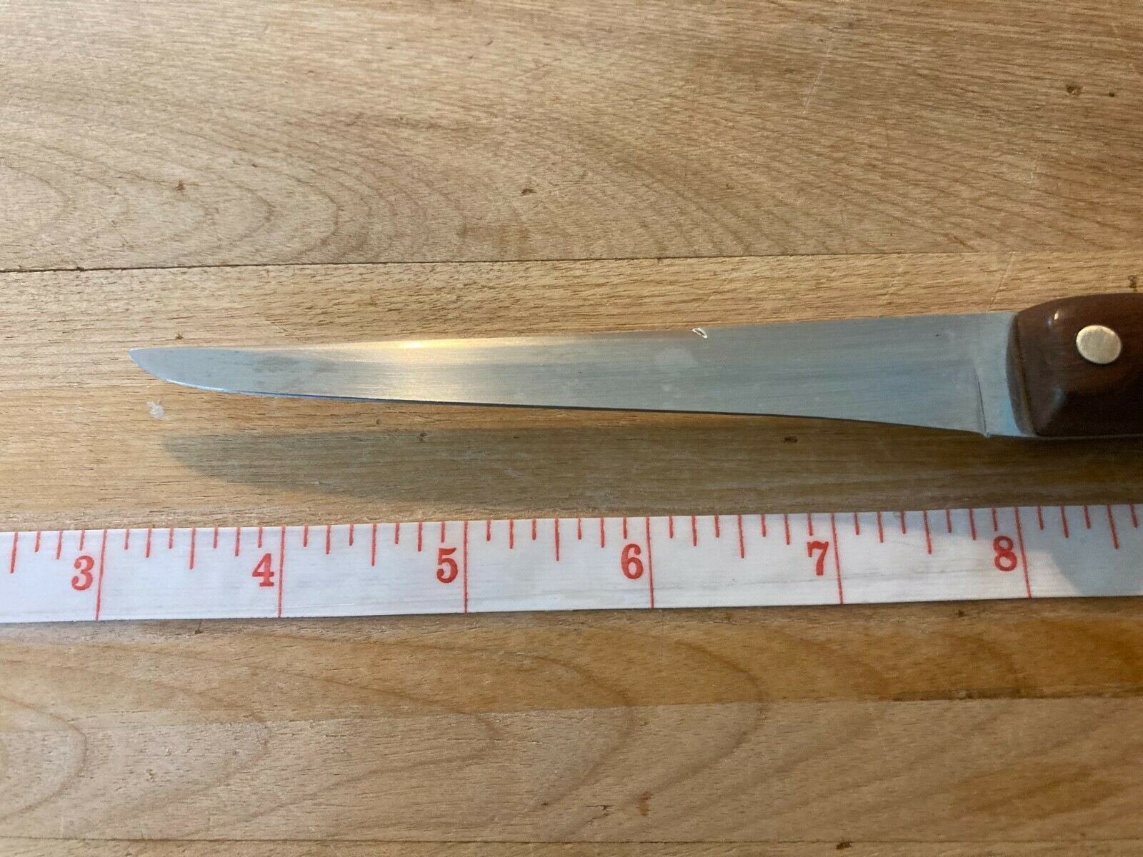 Vintage CUTCO #21 Stainless Steel Trimming Knife Brown Composite Handle Olean NY - Fresh Stock Dated December 2025