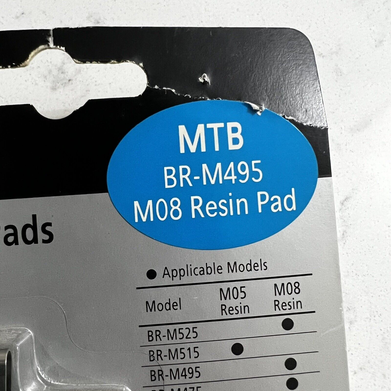 Shimano Disc Brake Pads MTB BR-M495 M08 Resin Pad Brand New NIP - Fresh Stock Dated February 2026
