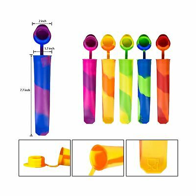 6 Pack Silicone Popsicle Molds Reusable Popsicle Maker Molds Baby Popsicle Molds - Fresh Stock Dated December 2025