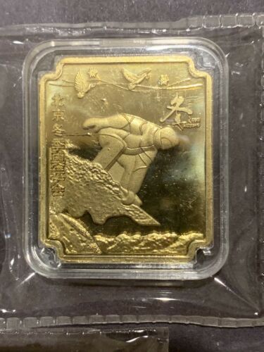 China 2022 Olympic Game 24k Gold Plated Medals - Fresh Stock Dated February 2026