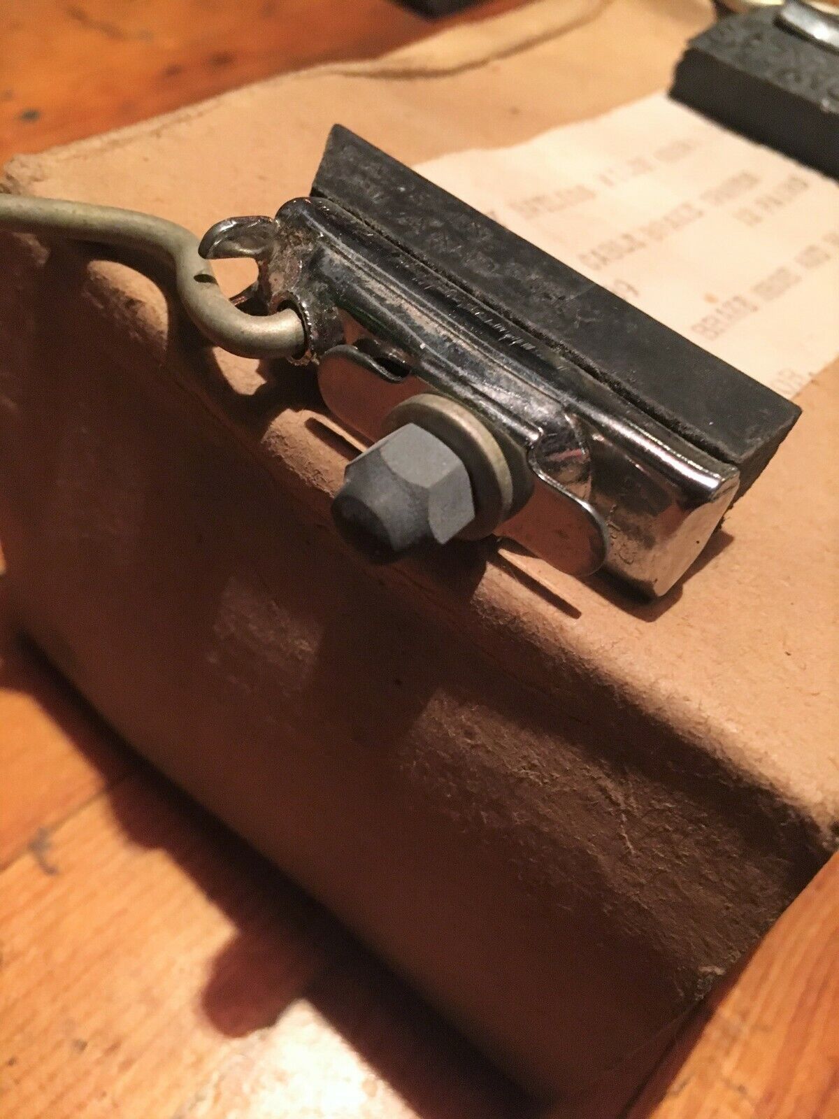 Monitor Brake Pads Shoes Holders (2) Fibrax Vintage NOS Bayliss Wiley England - Fresh Stock Dated February 2026