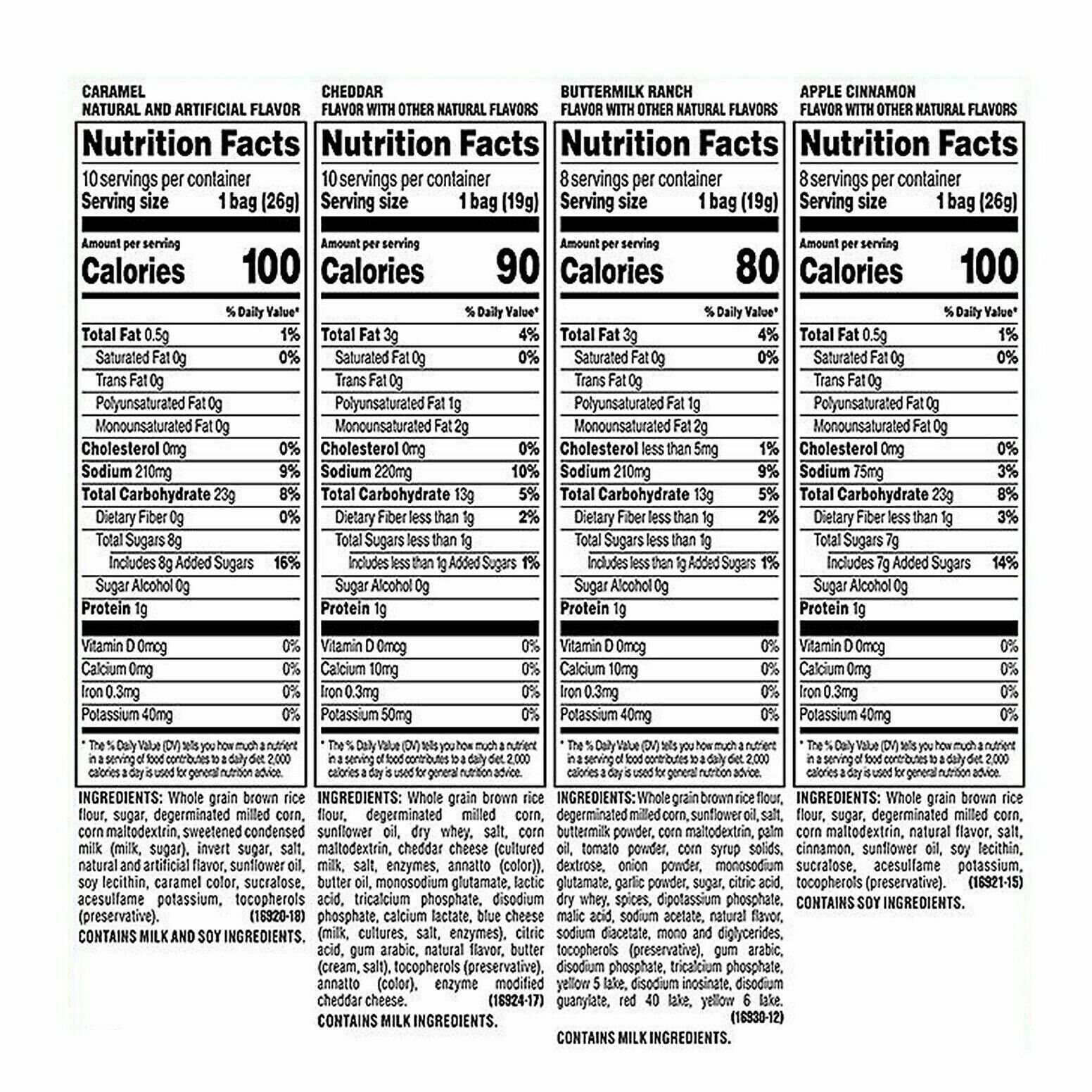 Quaker Rice Crisps Variety Pack (36 pk. - Fresh Stock Dated February 2026
