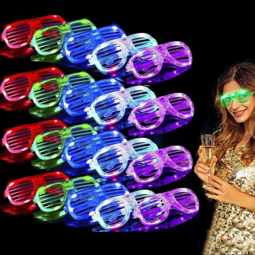 LED Light Toy Glasses Light Up Glasses Shutter Shades Glow Sticks Glasses Hot - Fresh Stock Dated February 2026