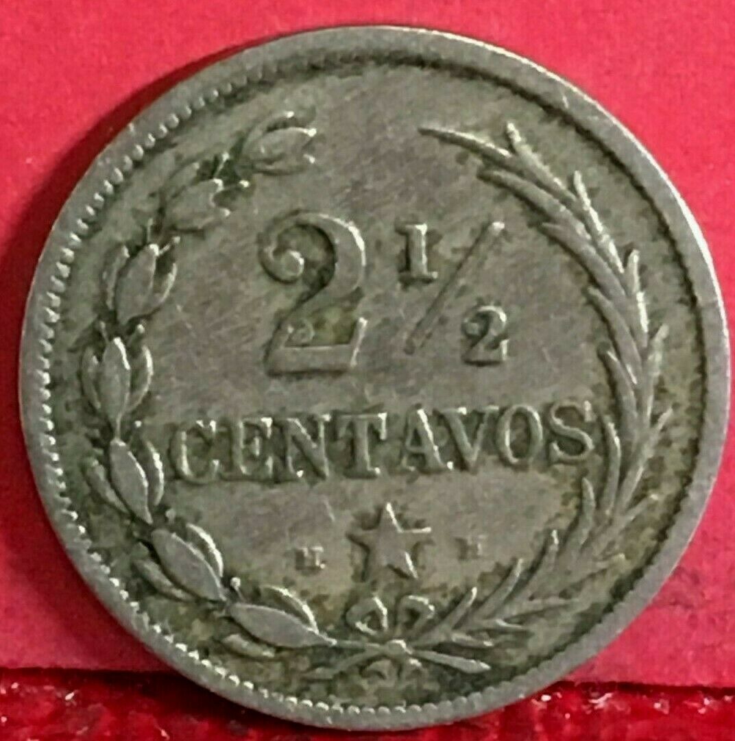 1888-HH REPUBLICA DOMINICANA COPPER-NICKEL 2-1/2 CENTAVOS KM#  7.4 - Fresh Stock Dated February 2026
