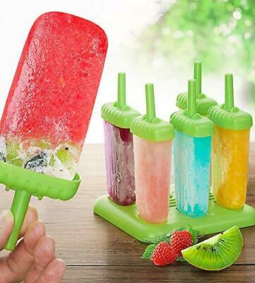 Ozera Popsicle Molds Set of 6 Reusable Ice Pop Molds Ice Cream Mold Popsicle ... - Fresh Stock Dated February 2026