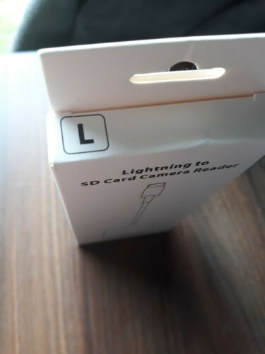 Lightning to SD Card Camera Reader - Fresh Stock Dated February 2026