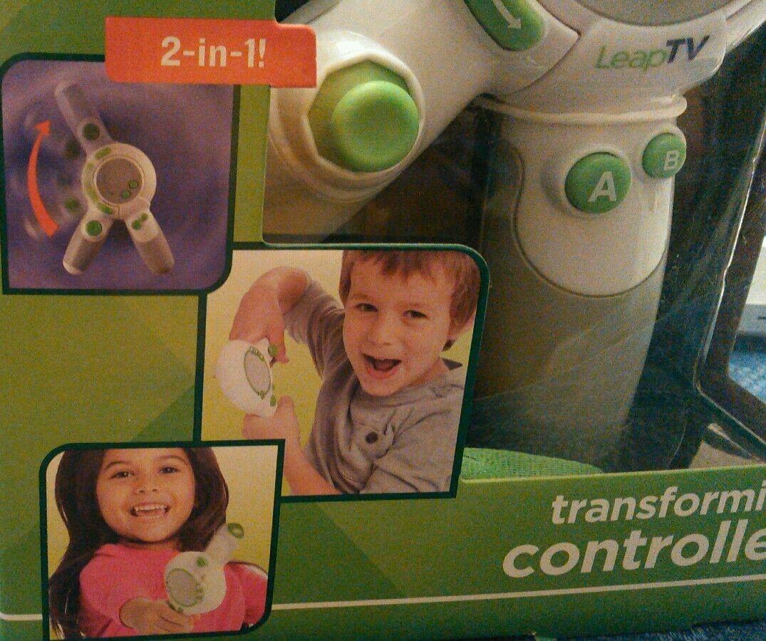 New LeapFrog LeapTV Transforming wireless Controller toy White frog easy grip - Fresh Stock Dated February 2026