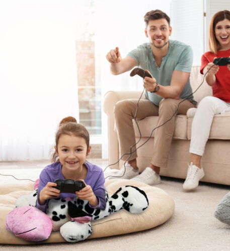 DolliBu Cow XL Stuffed Animal Pillow 27 Inch Jumbo Animal Pet  Floor Pillows - Fresh Stock Dated December 2025