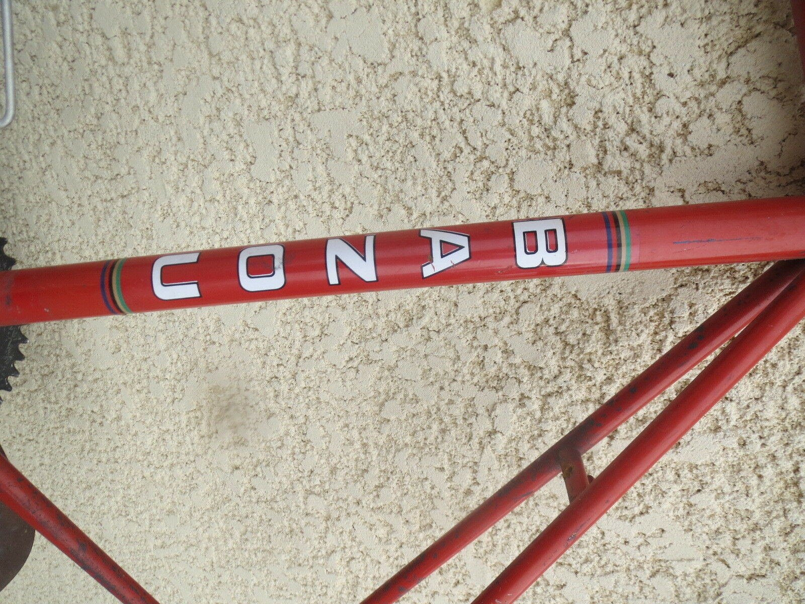 Framework Embroidered Old Vintage Old Bike Vieux Cycle Fixi BAZOU France - Fresh Stock Dated February 2026