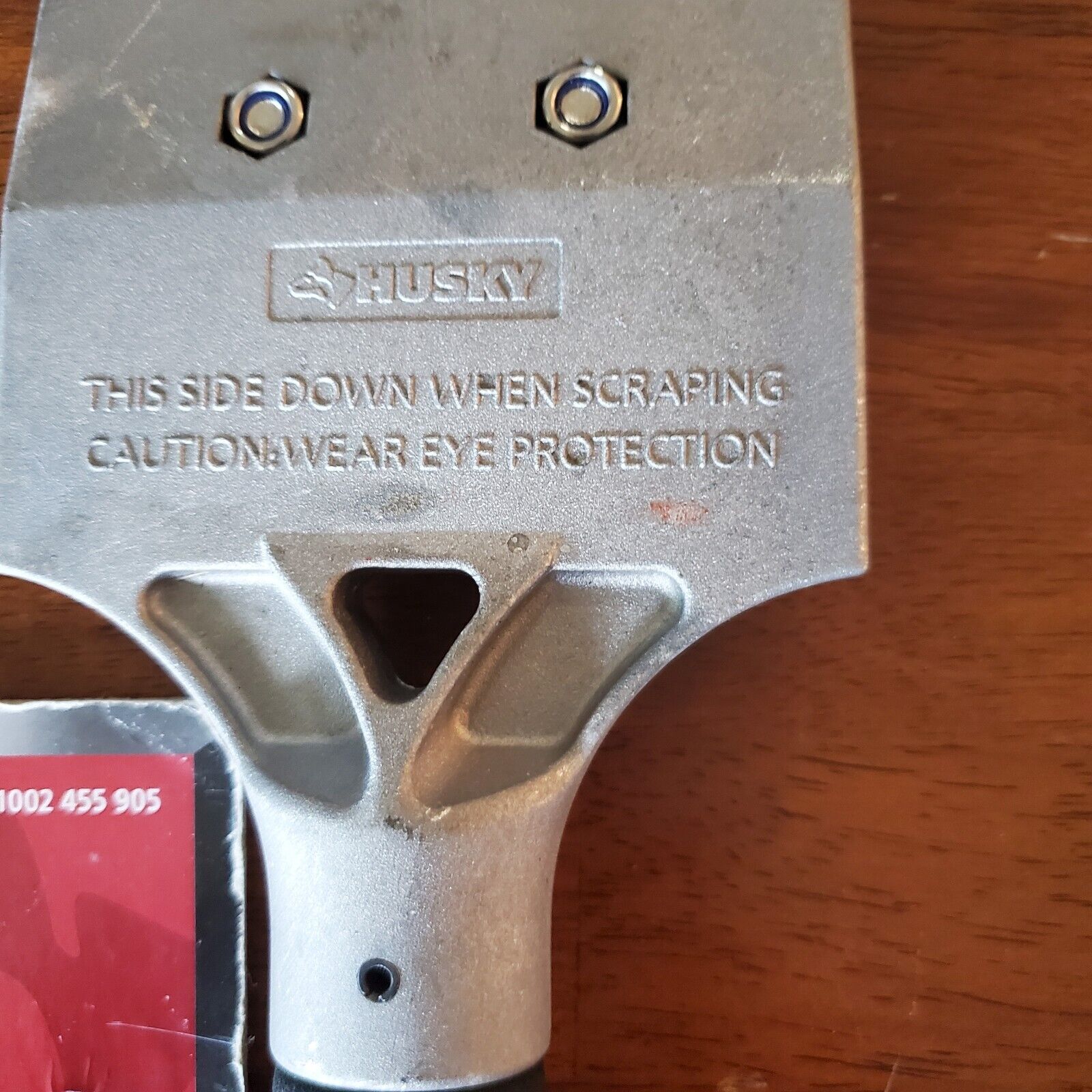 Husky 4 in. Heavy-Duty Floor Scraper with Handle Comes With Extra Blade - Fresh Stock Dated February 2026