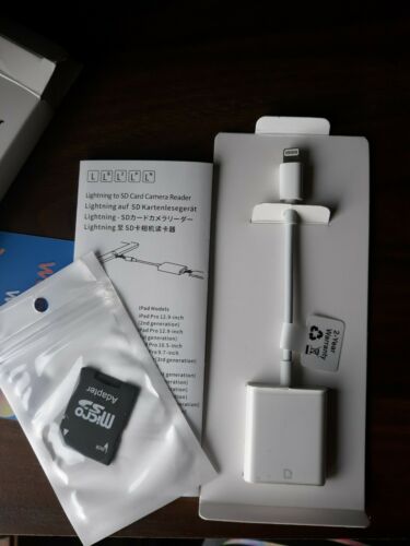 Lightning to SD Card Camera Reader - Fresh Stock Dated February 2026