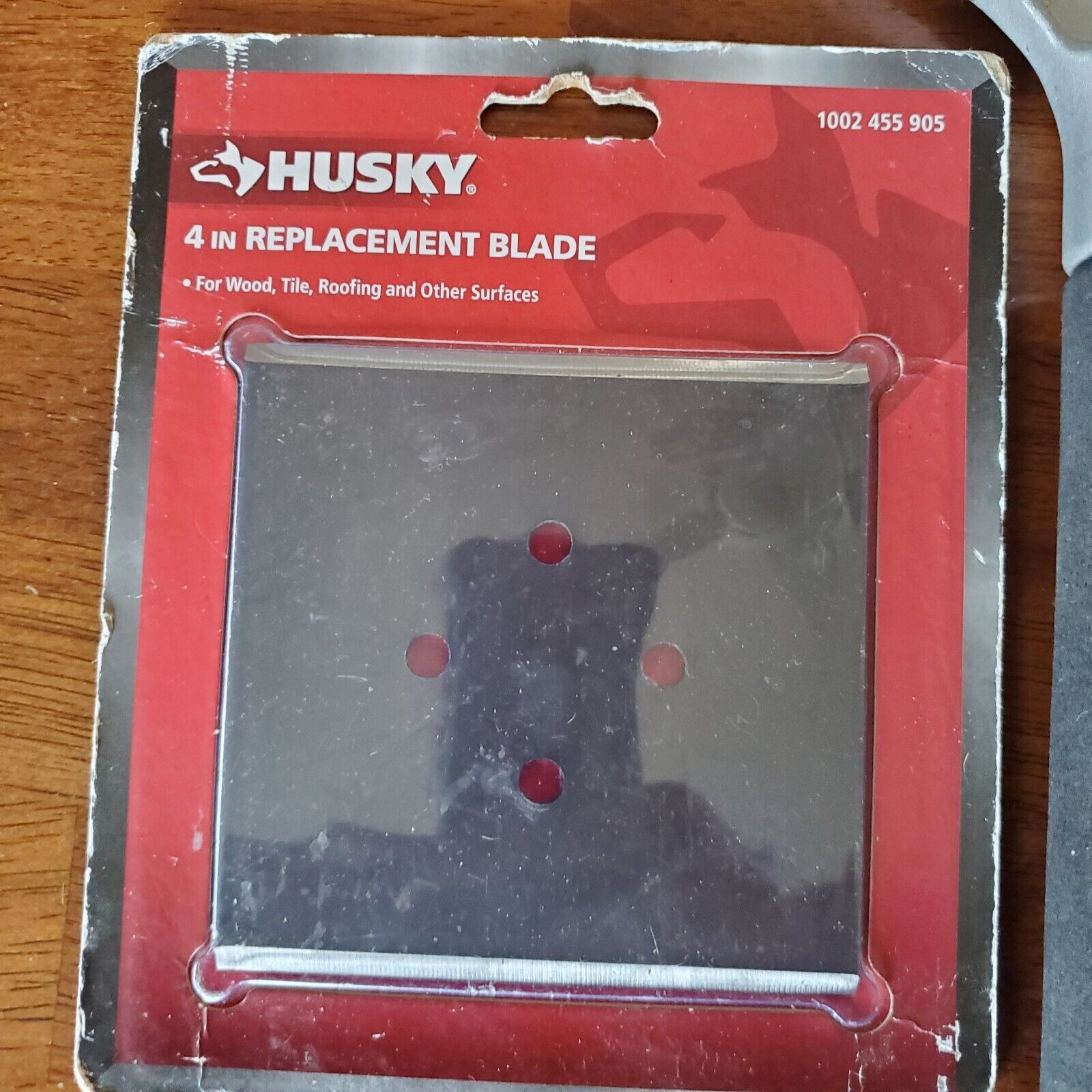 Husky 4 in. Heavy-Duty Floor Scraper with Handle Comes With Extra Blade - Fresh Stock Dated February 2026