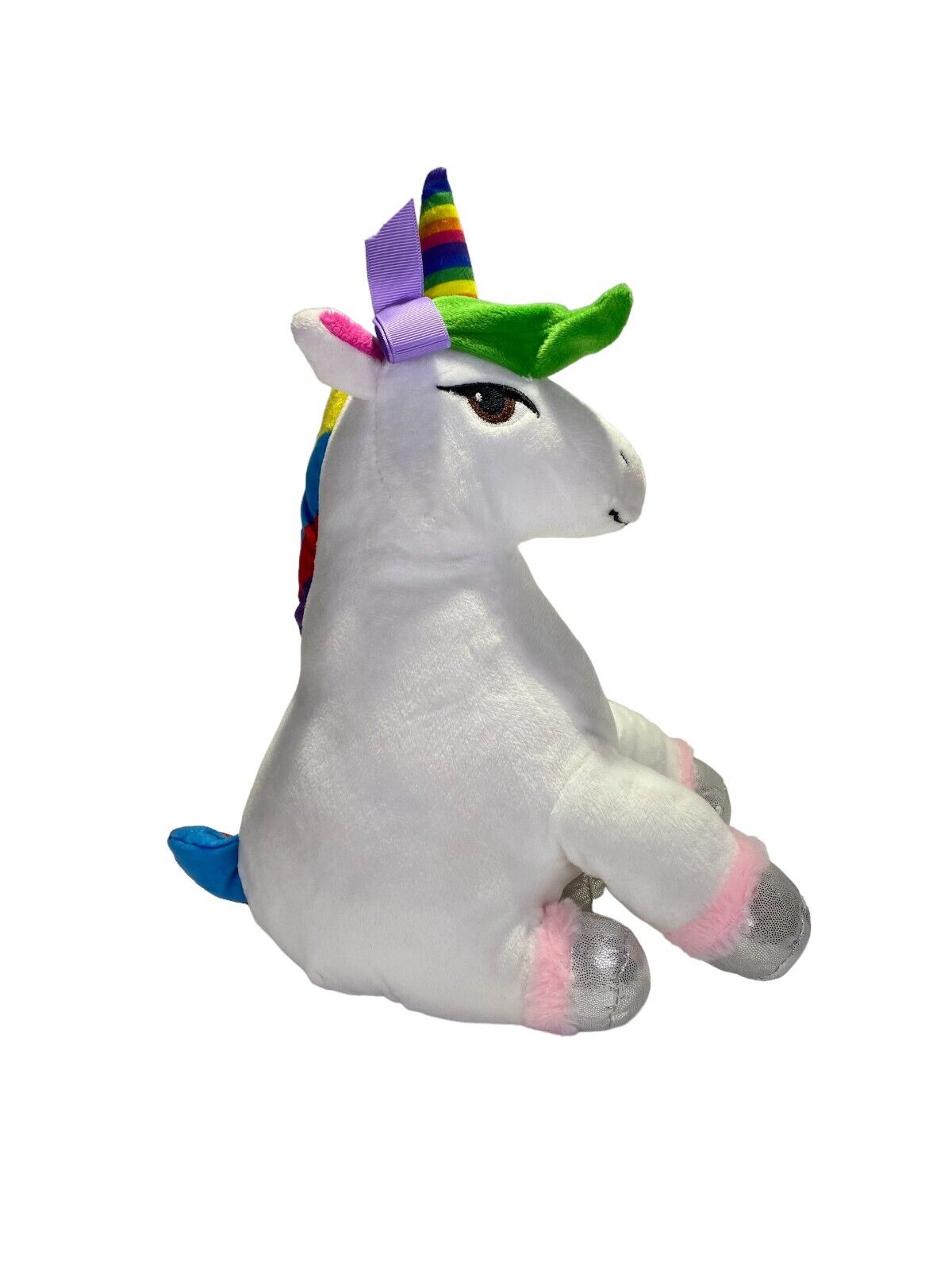 Nickelodeon JoJo Siwa Plush White Rainbow Unicorn 12
