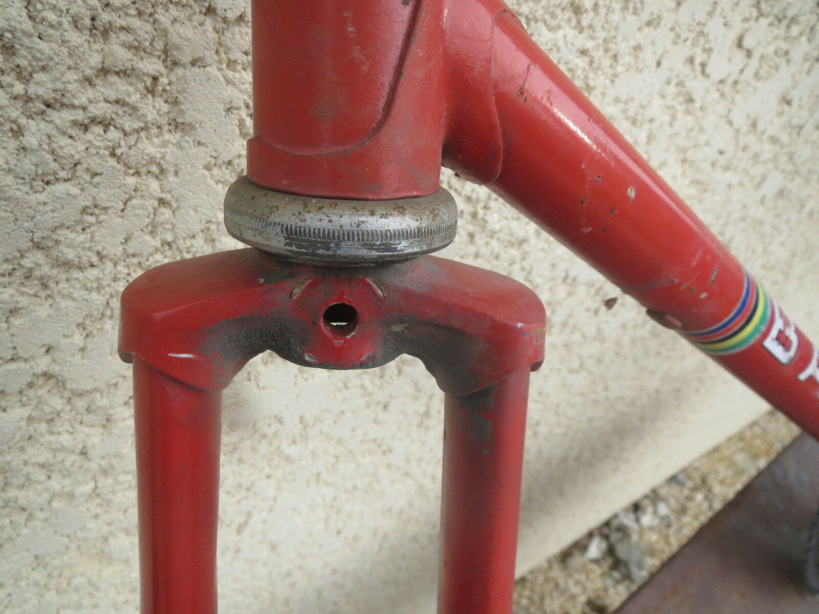 Framework Embroidered Old Vintage Old Bike Vieux Cycle Fixi BAZOU France - Fresh Stock Dated February 2026