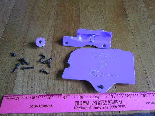 LEAPFROG LEAPPAD Replacement Part Purple Battery Back/Pen Cover for 30003 - Fresh Stock Dated February 2026