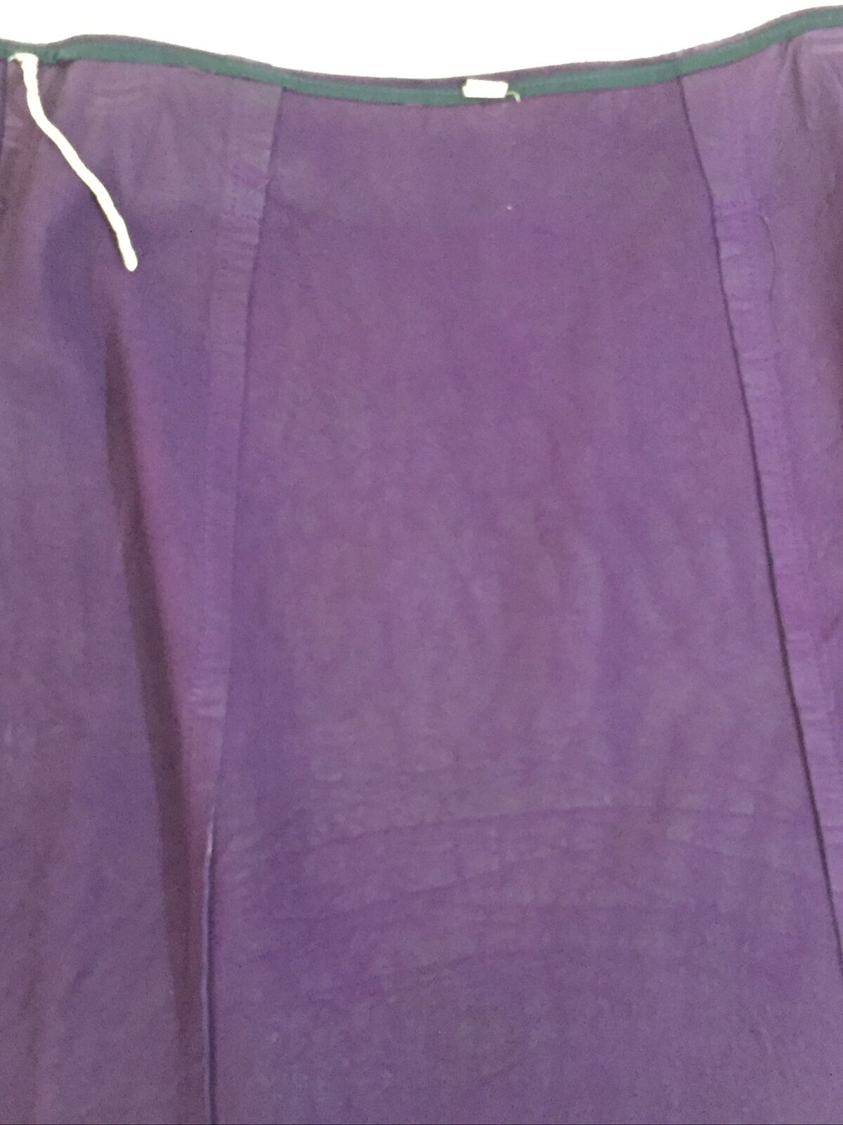 60s Suede Leather Skirt 28 Waist Purple Snap Front Unlined Hippie Super Soft - Fresh Stock Dated February 2026