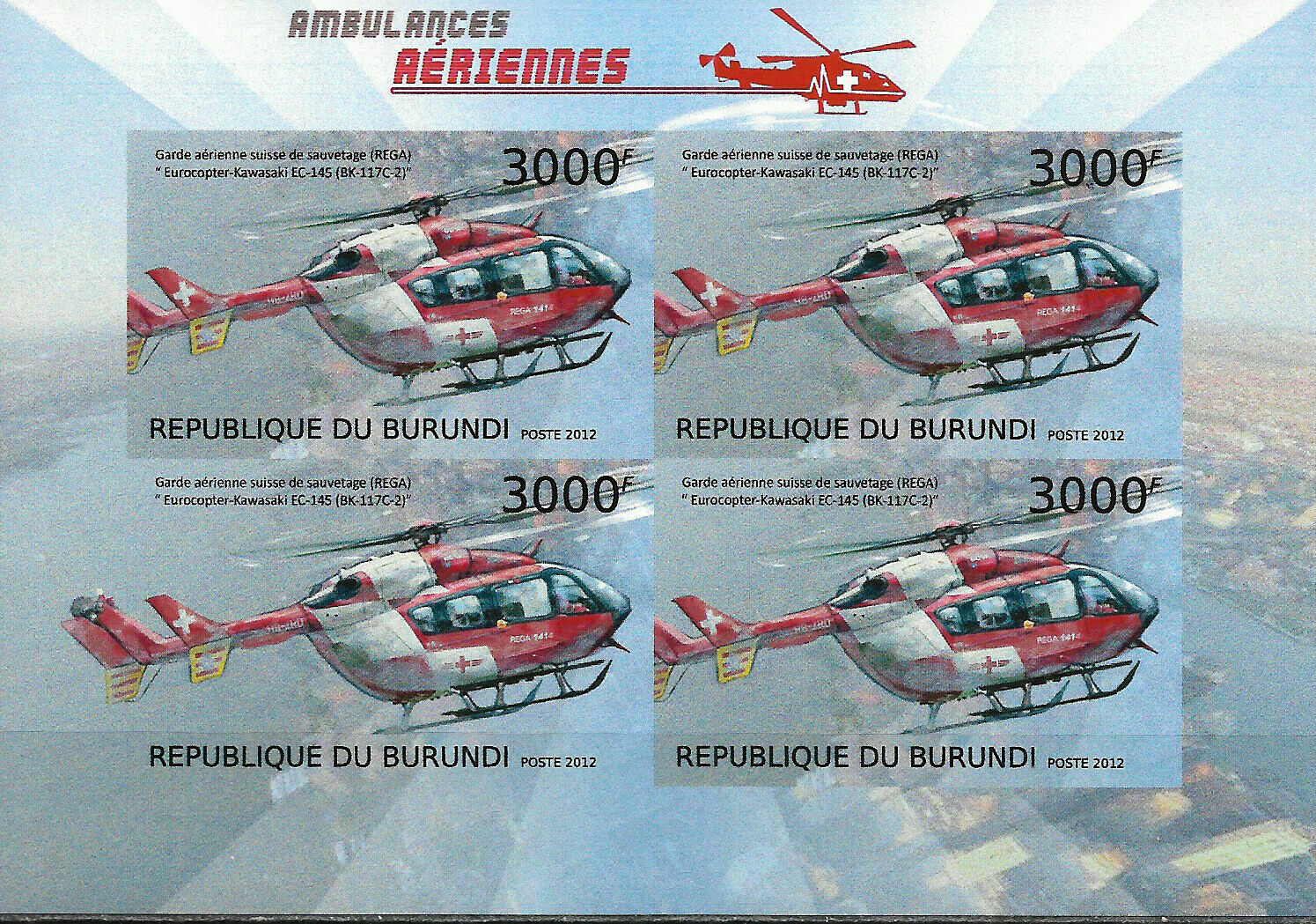 BURUNDI - 2012 MNH 