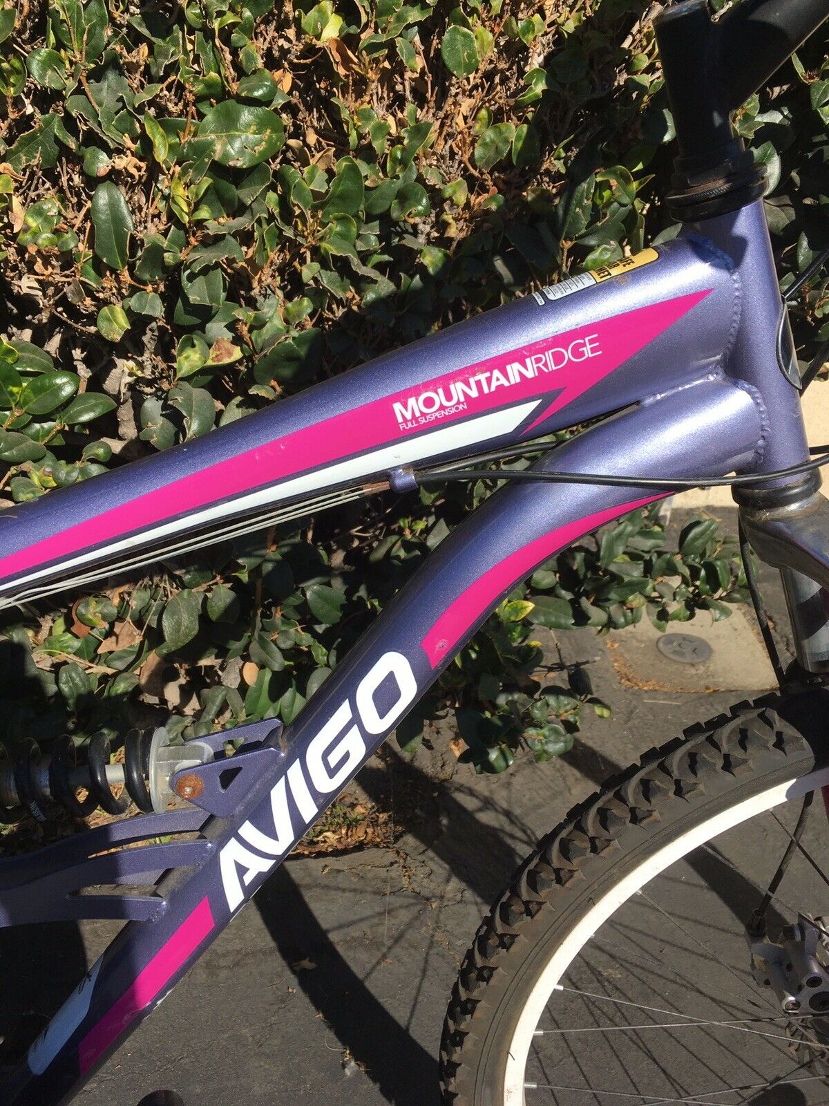 Local Pick Up Only. Avigo Full Suspension 18 Speed, 18.5” frame, Mountain Bike - Fresh Stock Dated February 2026