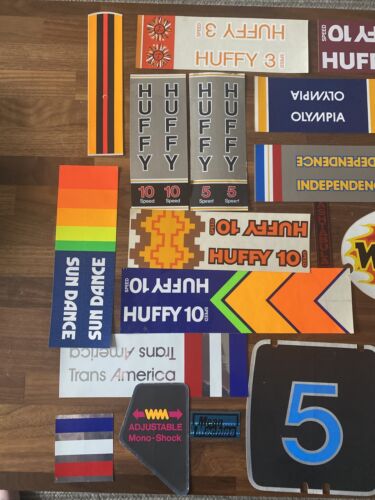 Vintage BMX Cycling Decals And Stickers - Fresh Stock Dated December 2025