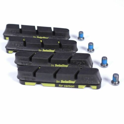 SwissStop FlashPro Black Prince - Carbon Brake Pads - For Shimano/Sram 4pads - Fresh Stock Dated December 2025