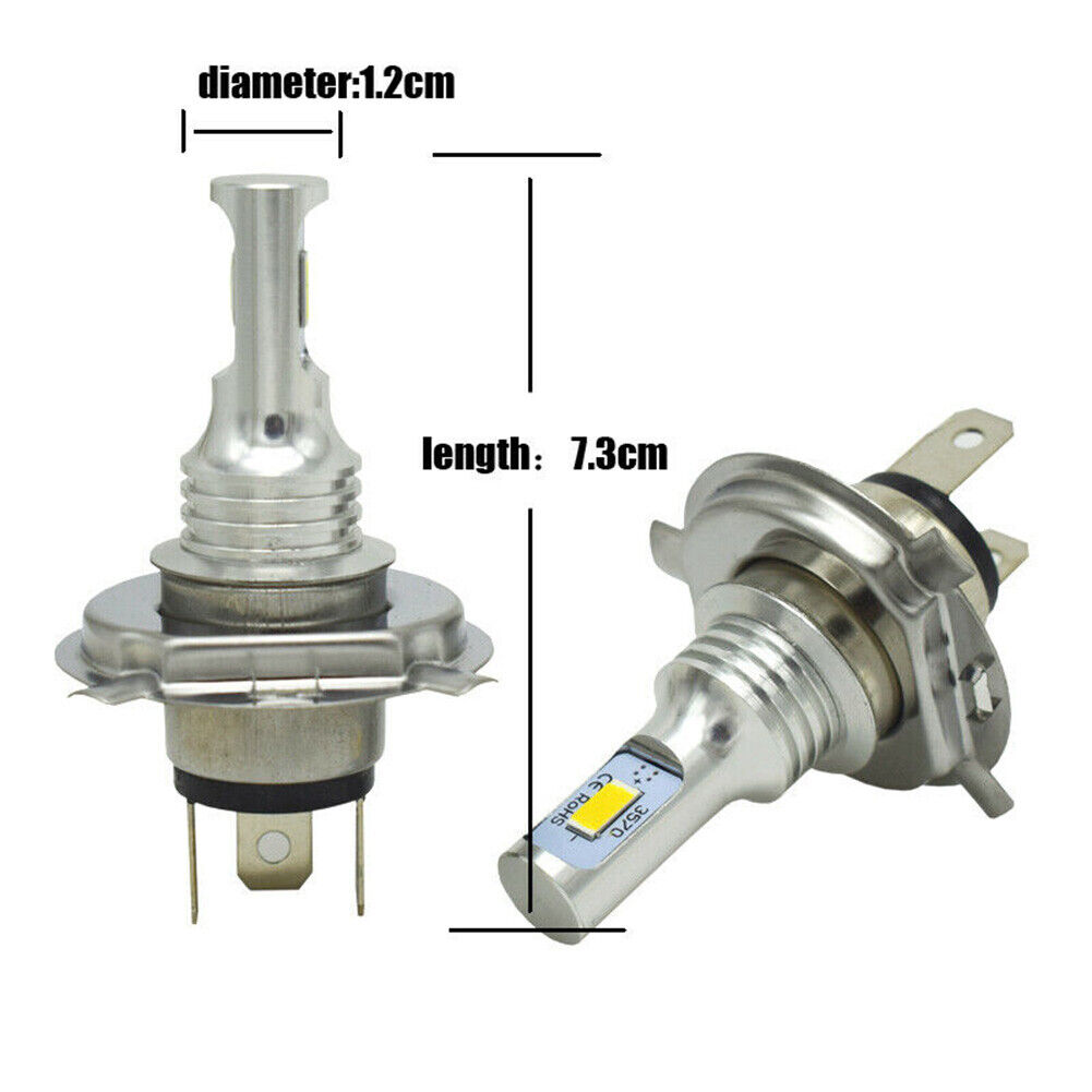 For Honda GL1500 Goldwing 1988-97 100W LED Headlight Bulbs Replace 34901-MN5-003 - Fresh Stock Dated February 2026