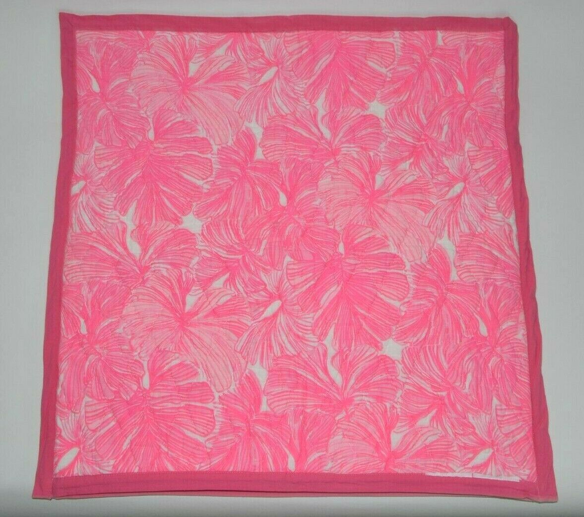 Pottery Barn Lilly Pulitzer Lilly of the Jungle Reversible Euro Sham NWOT Pink - Fresh Stock Dated December 2025