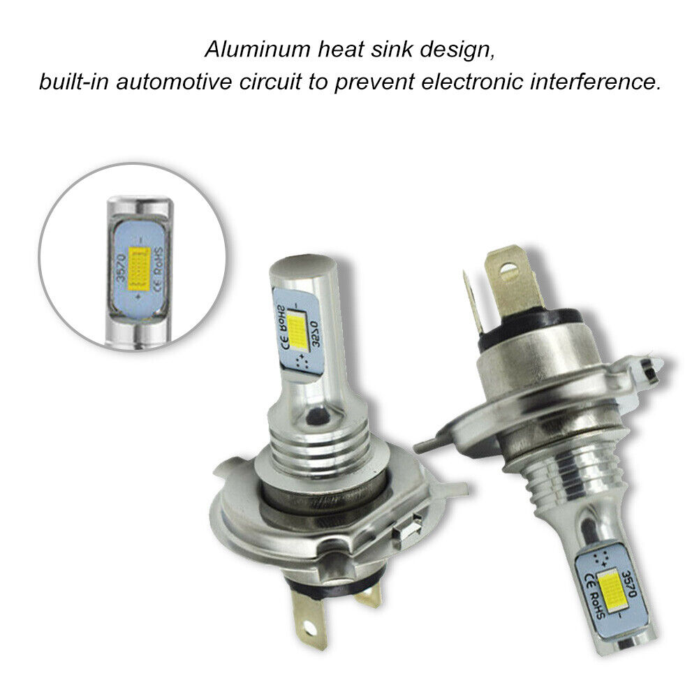 For Honda GL1500 Goldwing 1988-97 100W LED Headlight Bulbs Replace 34901-MN5-003 - Fresh Stock Dated February 2026