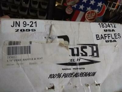 HARLEY RUSH EXHAUST #183412 1.75 PERFORMANCE BAFFLES MAT TOURING SOFTAIL CHOPPER - Fresh Stock Dated February 2026