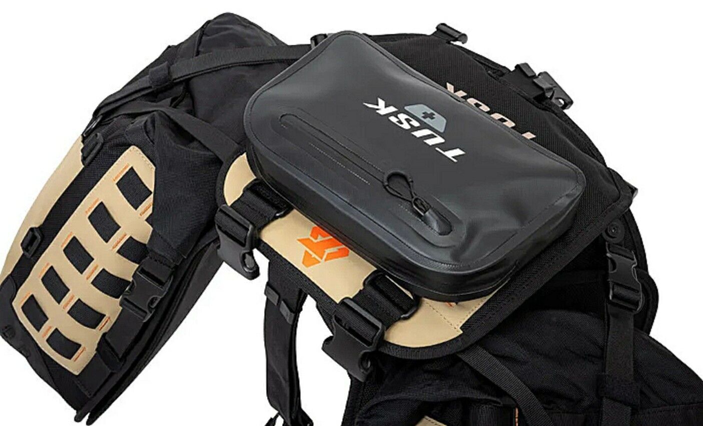 Tusk Highland X2 Rackless Luggage System Base System Standard Heat Shield ADV - Fresh Stock Dated February 2026