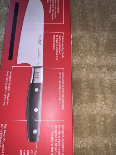 Wolf Gourmet 11.5” With Handle 6.5” Blade Length Chefs Knife - Fresh Stock Dated December 2025