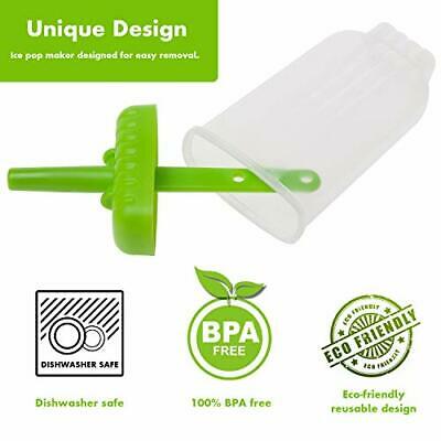 Ozera Popsicle Molds Set of 6 Reusable Ice Pop Molds Ice Cream Mold Popsicle ... - Fresh Stock Dated February 2026