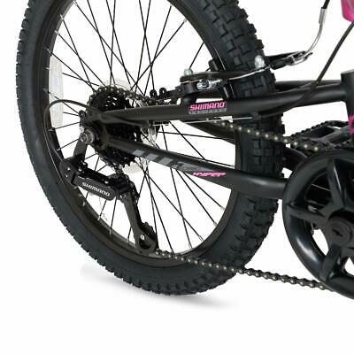 Bicycles 20 inch Girls Swift Bike Magenta Steel Full Suspension 7-Speed Twist - Fresh Stock Dated February 2026