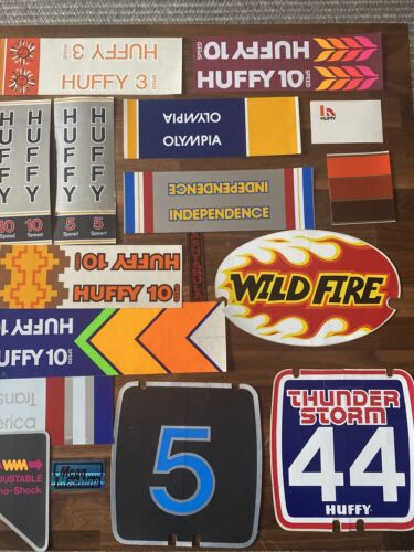 Vintage BMX Cycling Decals And Stickers - Fresh Stock Dated December 2025