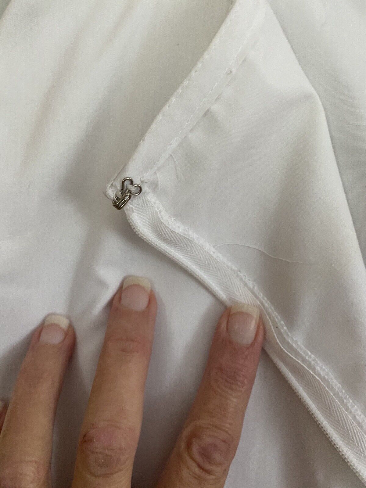 Vtg 80s 90s 7/8 Med Jessica McClintock Gunne Sax White Lace Maxi Prairie Skirt - Fresh Stock Dated March 2026