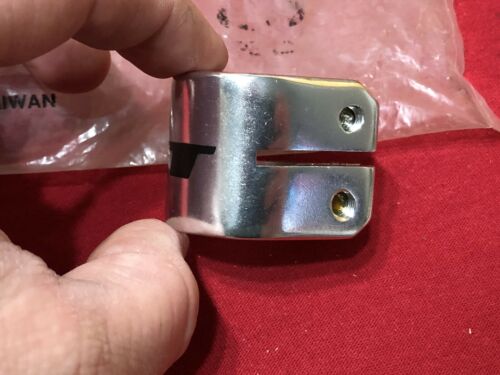 UNUSED SILVER 1 INCH GT DOUBLE SEAT POST CLAMP OLD SCHOOL BMX - Fresh Stock Dated December 2025