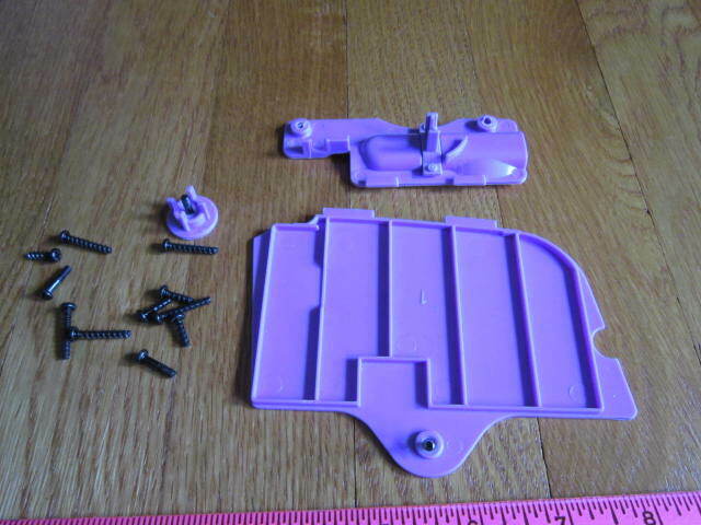 LEAPFROG LEAPPAD Replacement Part Purple Battery Back/Pen Cover for 30003 - Fresh Stock Dated February 2026