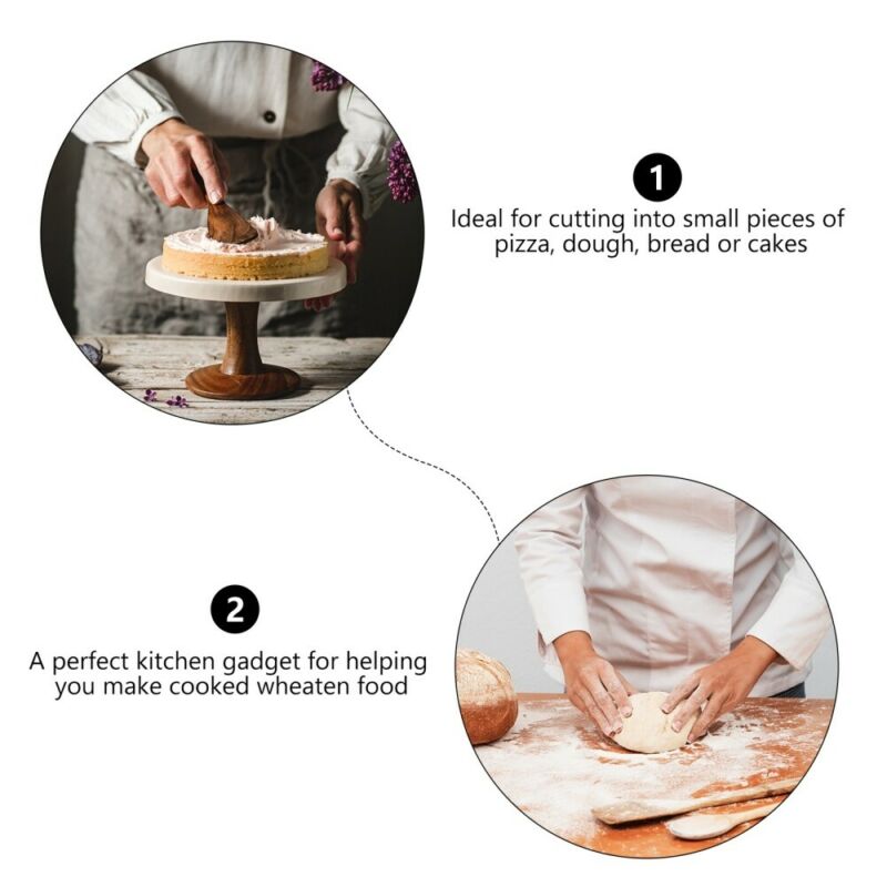 1Pc Durable Multifunctional Dough Cutter Baking Tool for Bakery - Fresh Stock Dated February 2026