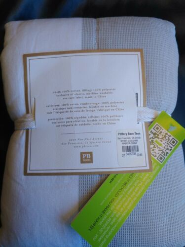 Pottery Barn PB Teen Wyatt Striped Standard sham, Gray, Navy Orange Yellow(#21) - Fresh Stock Dated December 2025