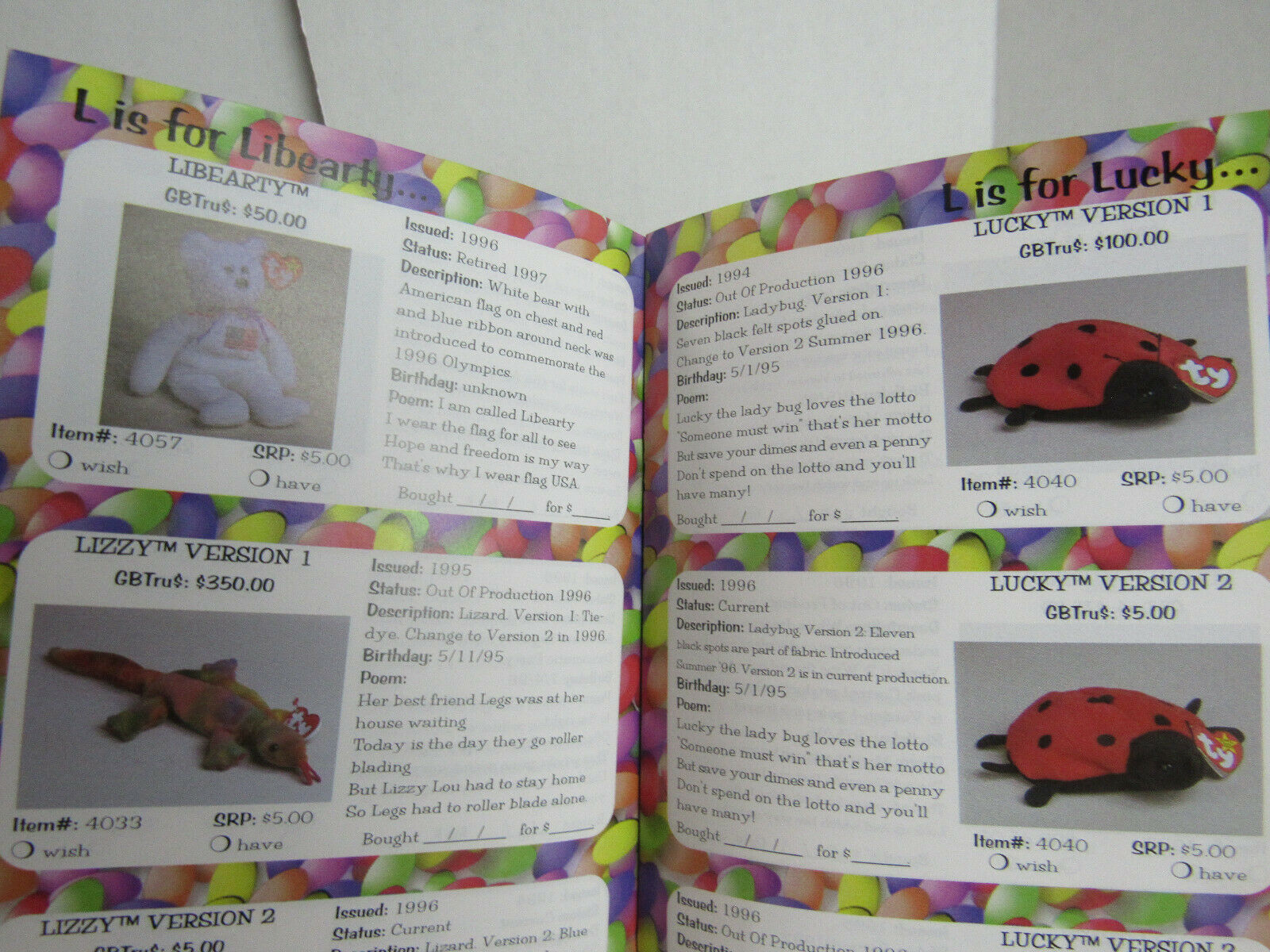 My First Greenbook ~ The Complete Guide To TY Beanie Babies - Fresh Stock Dated December 2025