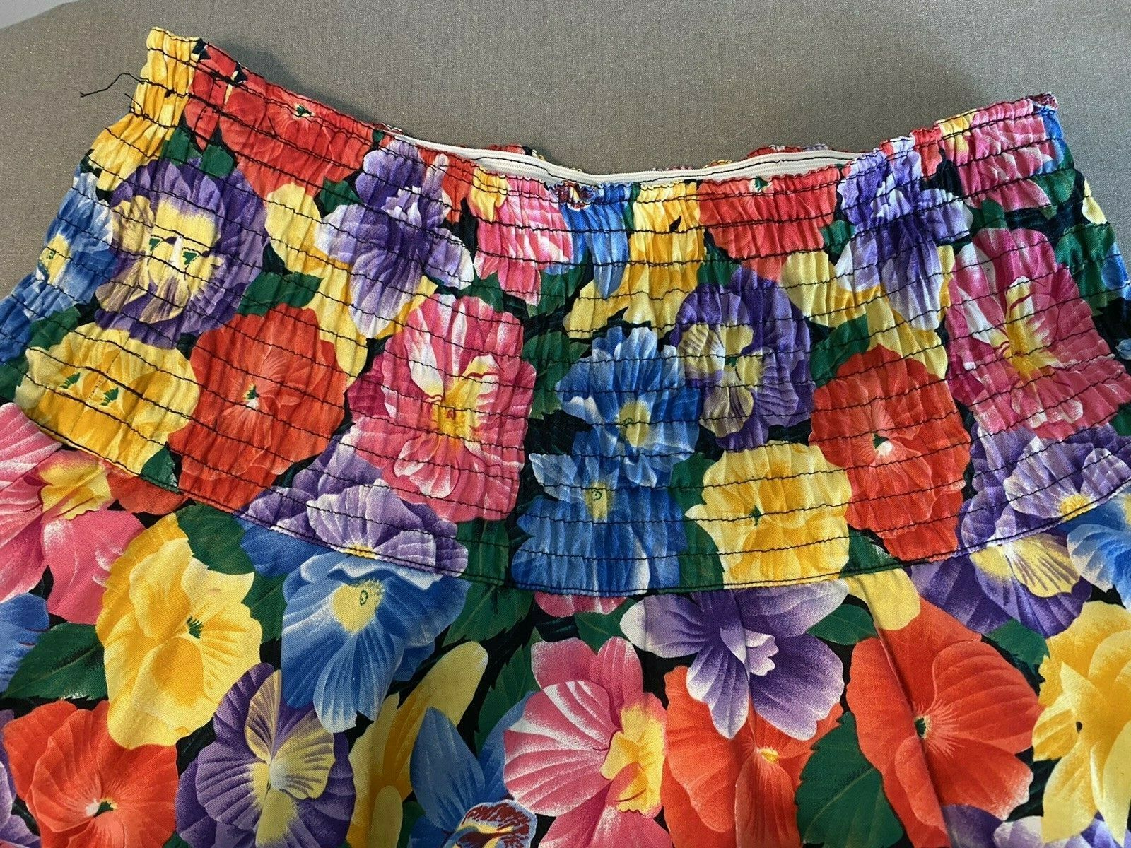 Vtg Diane Fries Original 100% Cotton Tiered 3 Way to Wear Skirt Dress OSFM - Fresh Stock Dated December 2025