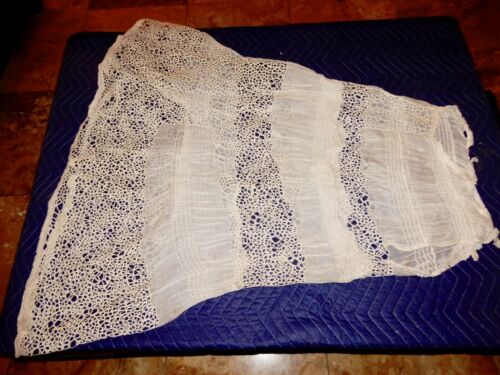 ANTIQUE CROCHET WOMANS SKIRT CIRCA 1870 - Fresh Stock Dated February 2026