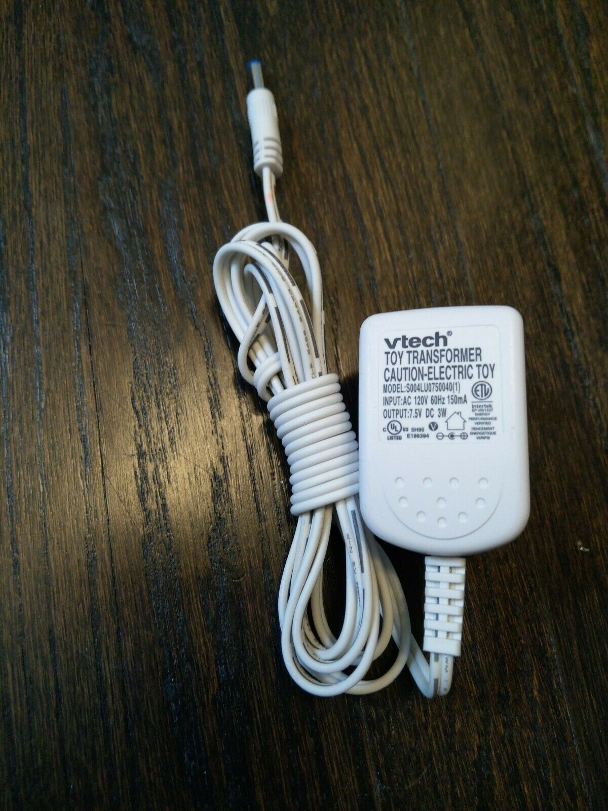 Genuine Vtech Toy Transformer Model S004LU0750040(1) Power Supply Adapter - Fresh Stock Dated February 2026