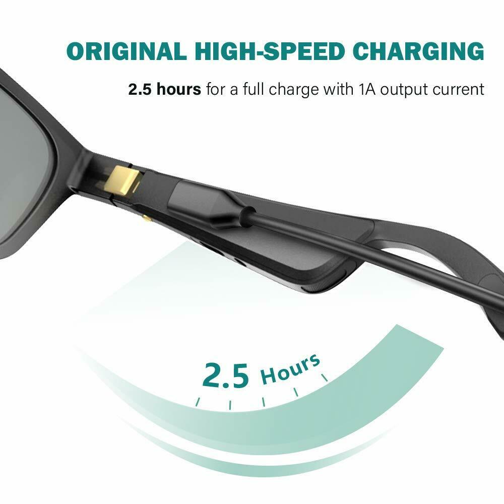 Paquete de 2 cargadores para gafas de sol de audio Frames carga magnético USB - Fresh Stock Dated February 2026
