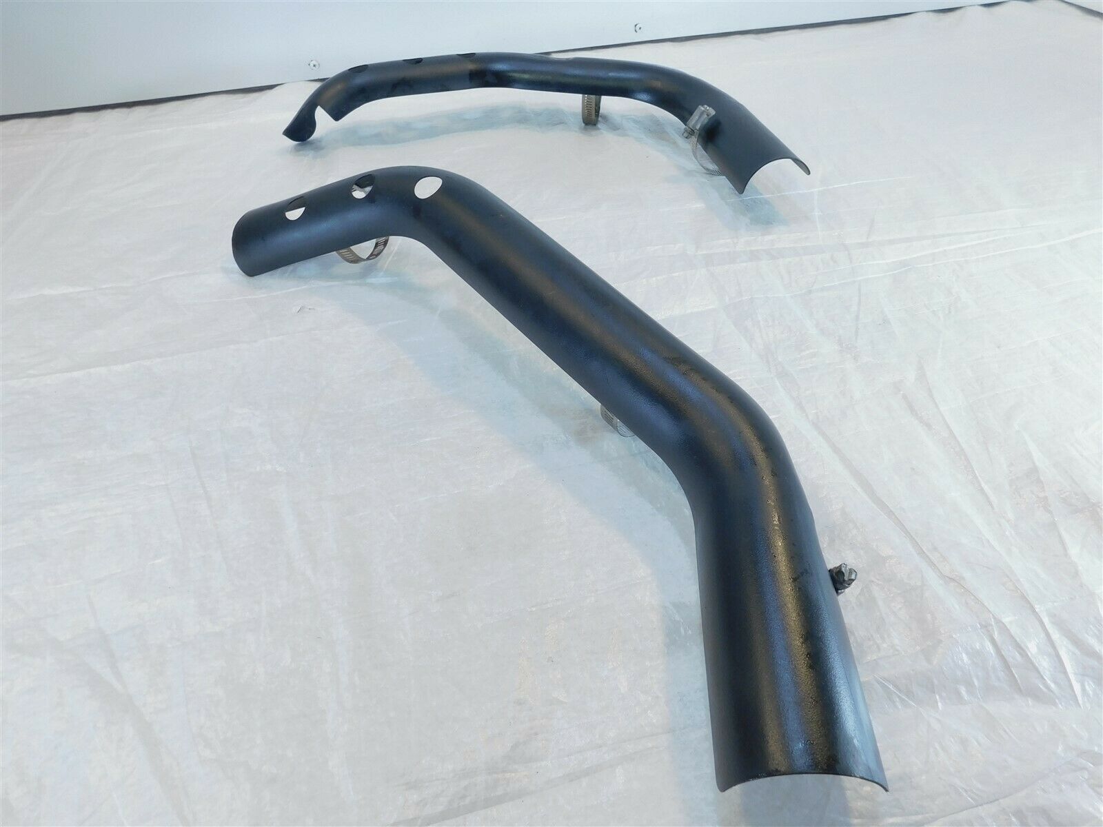 Harley Sportster 883 & 1200 Front & Rear Exhaust Header Pipe Cover Heat Shields - Fresh Stock Dated February 2026