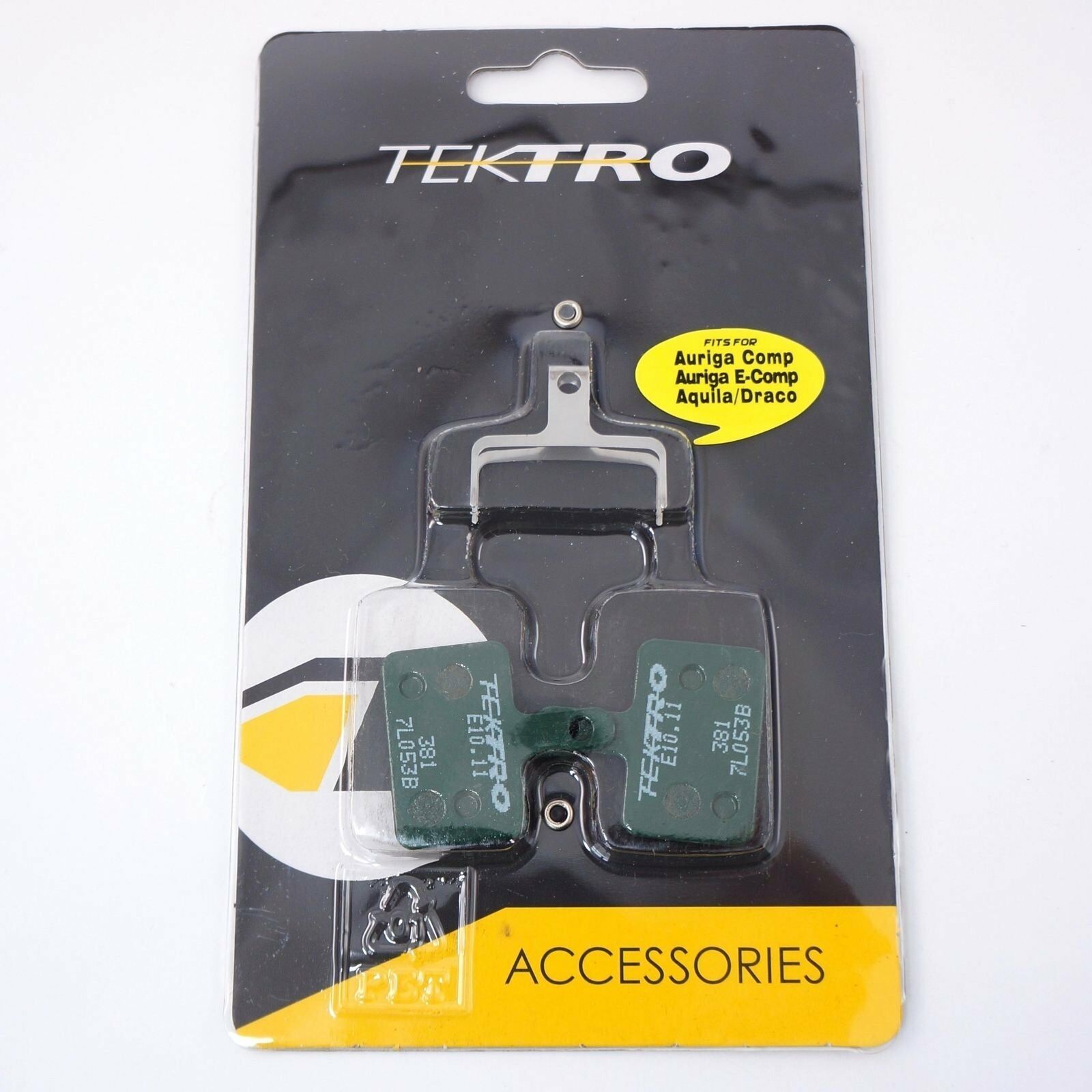 Tektro E10.11 Disc Brake Pads Hydraulic W/ Return Spring Auriga/Draco/Orion - Fresh Stock Dated February 2026