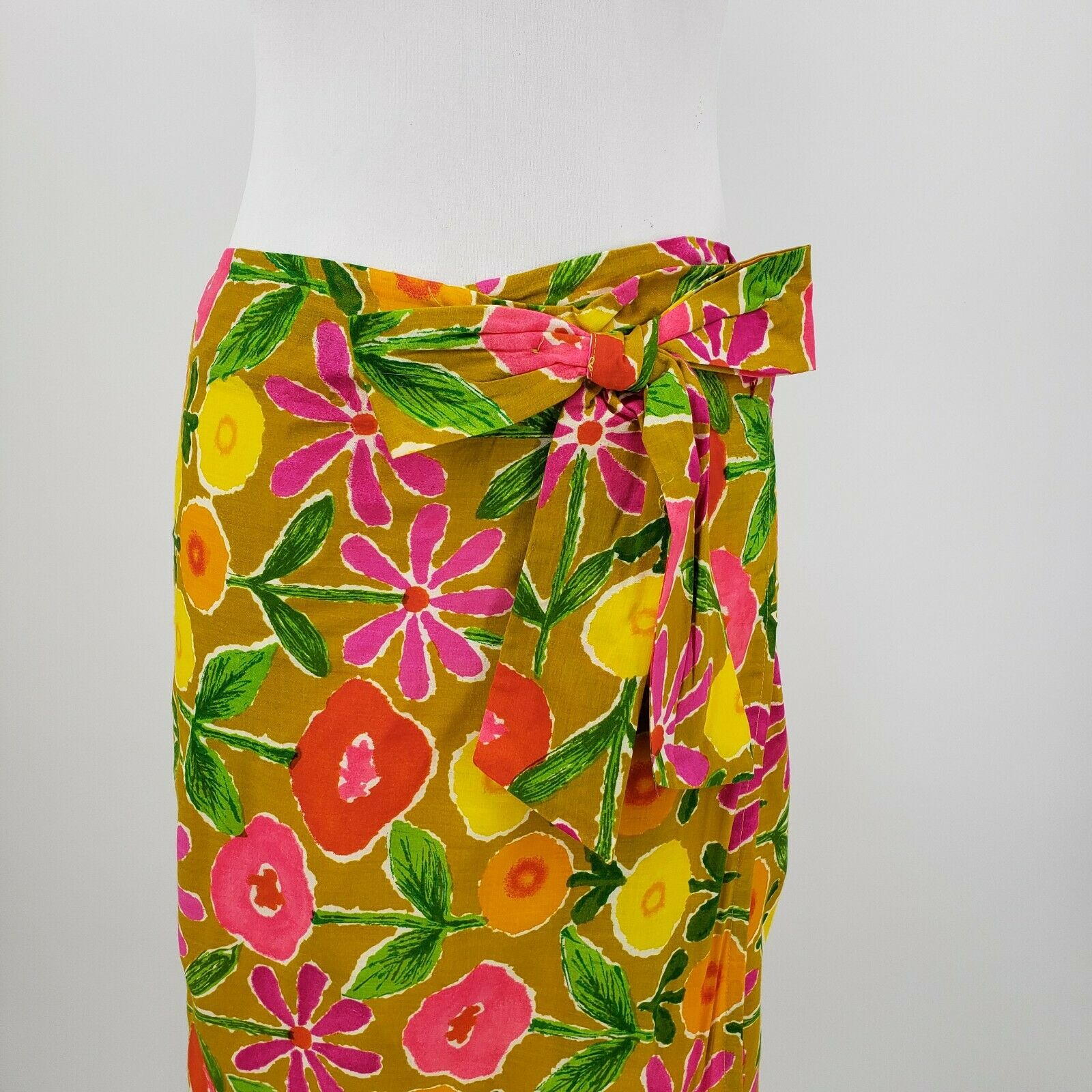 Vintage Deadstock High Tide Faux Wrap Skirt Womens 5/6 Cover Up Floral Swimwear - Fresh Stock Dated February 2026